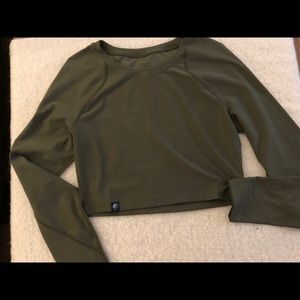 Alphalete Long Sleeve Crop Top